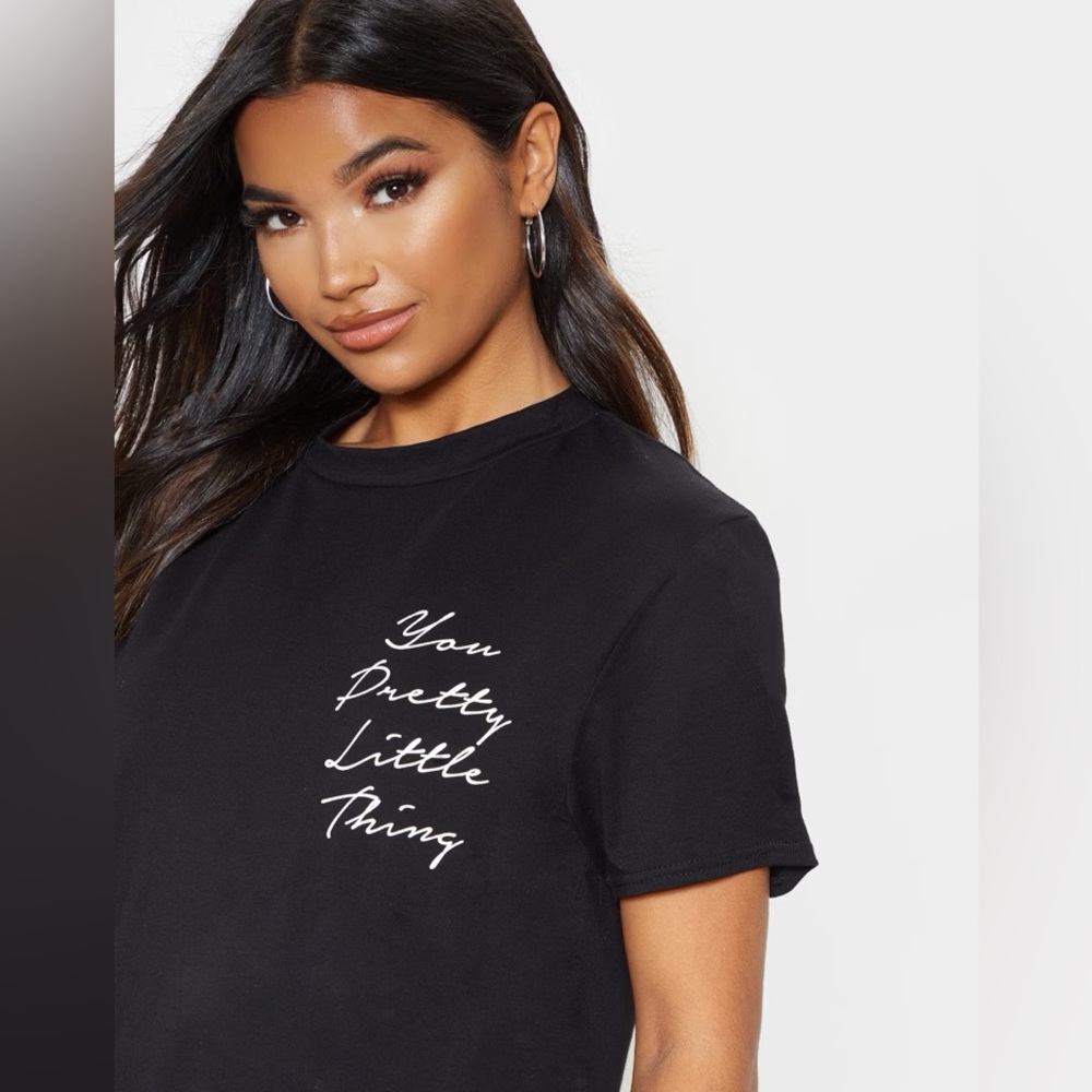 Womens PrettyLittleThing T-Shirt Dress - Picture 2 of 7